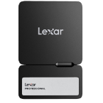 Lexar Professional GO SL400 Portable SSD with Hub, USB 3.2 Gen 2, 1TB, Black, 2 Years Warranty