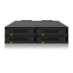 Icy Dock MB324V4P-B storage drive enclosure SSD enclosure Black 2.5"