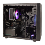 TARGET RGB Micro Tower - AMD Ryzen 3 4300G Quad Core 8 Thread 3.80GHz (4.00GHz Boost), 16GB DDR4 RAM, 1TB Kingston NVMe M.2, WiFi 6 + BT, 120mm RGB Air Cooler - Pre-Built PC