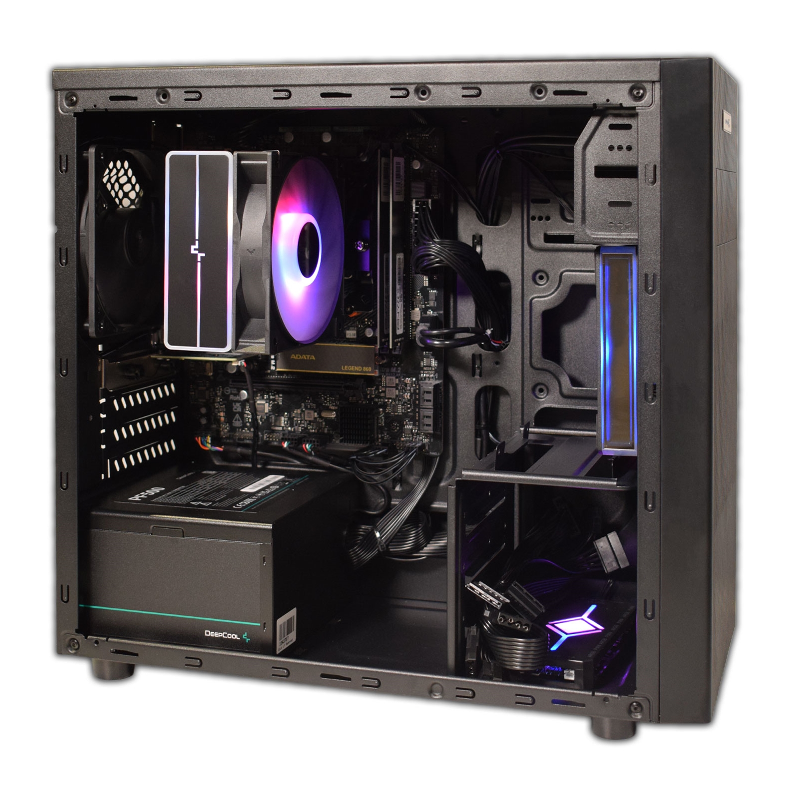 TARGET RGB Micro Tower - AMD Ryzen 3 4300G Quad Core 8 Thread 3.80GHz