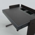 Heckler Design 4U Lecern Deskpd - Chrcol