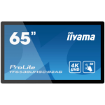 iiyama ProLite Interactive flat panel 165.1 cm (65") IPS 420 cd/m² 4K Ultra HD Black Touchscreen 24/7