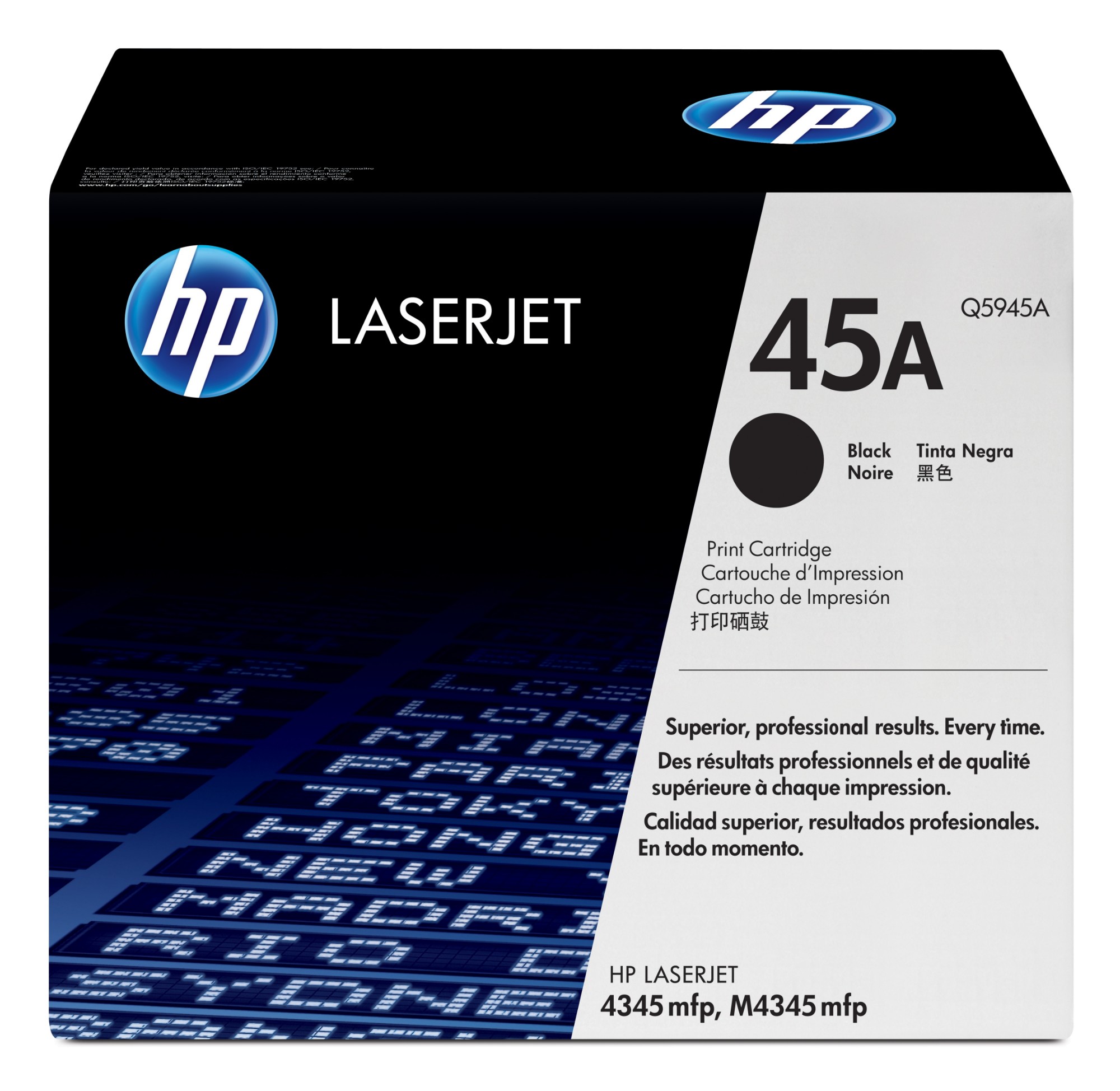 HP Q5945A|45A Toner cartridge black, 18K pages ISO/IEC 19752 for HP LaserJet 4345