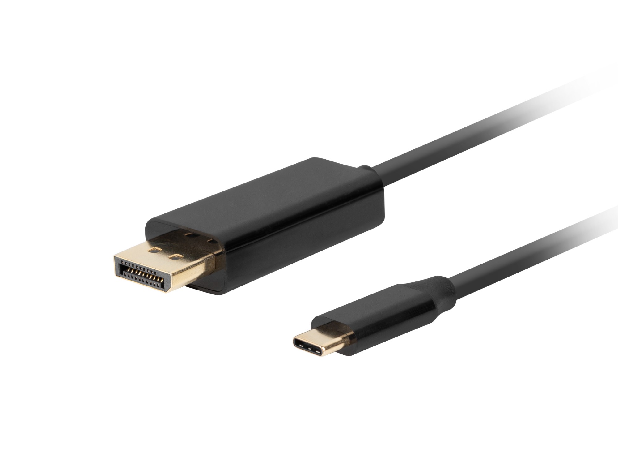Lanberg CA-CMDP-10CU-0018-BK video cable adapter 1.8 m USB Type-C DisplayPort Black