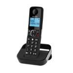 Alcatel F860 Analoge-/DECT-telefoon Nummerherkenning Zwart