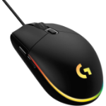 Logitech Gaming Mouse G203 LIGHTSYNC - Mouse - optical - 6 buttons - wired - USB - black