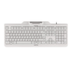 CHERRY KC 1000 SC keyboard Universal USB AZERTY Belgian White