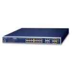 PLANET WGSW-20160HP network switch Managed L2+ Gigabit Ethernet (10/100/1000) Power over Ethernet (PoE) 1U Black