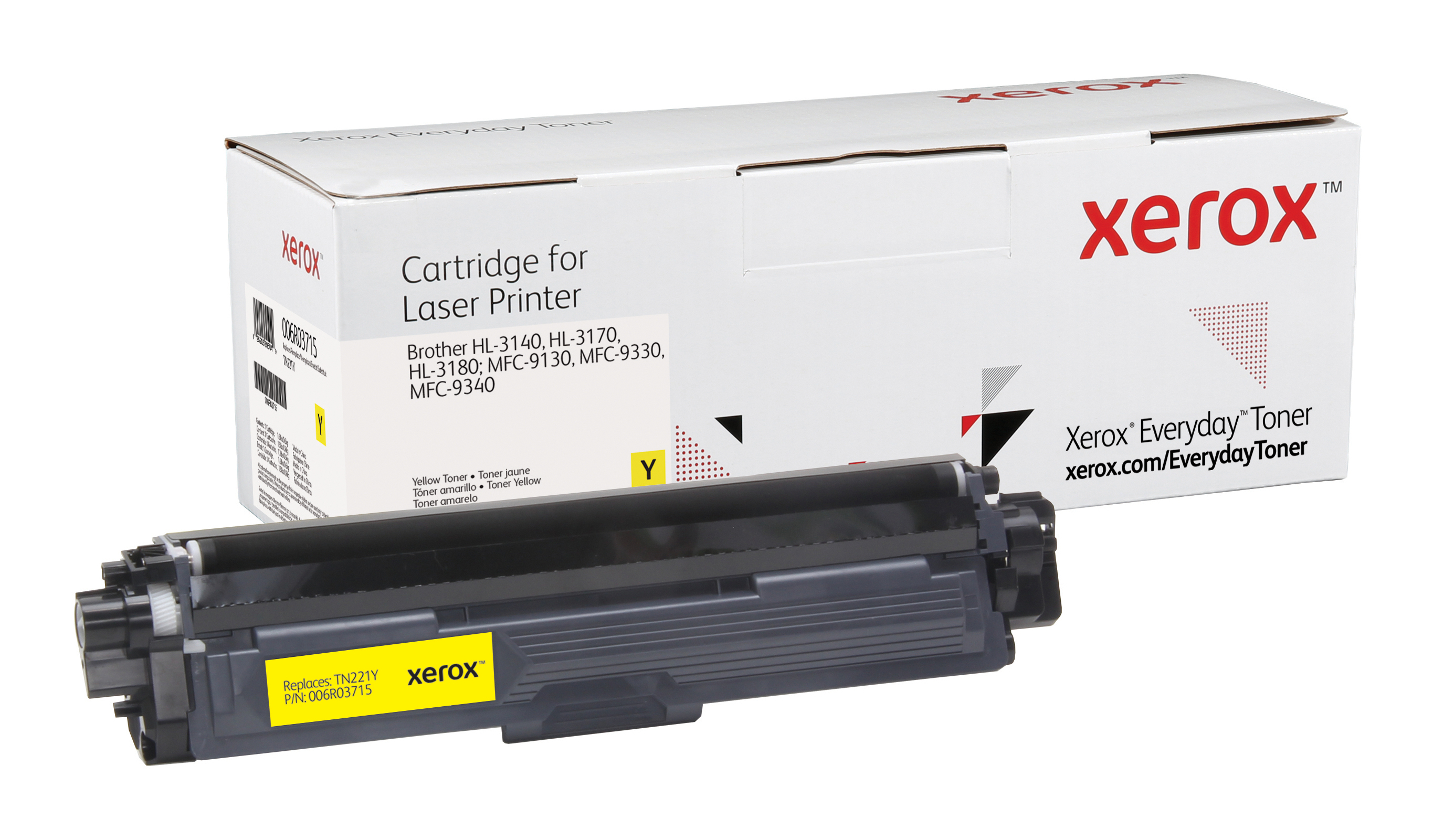 Image of Everyday Yellow Toner by Xerox compatible with Brother TN241Y,...
