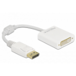 DeLOCK Adapter DisplayPort 1.1 male to DVI female Passive white