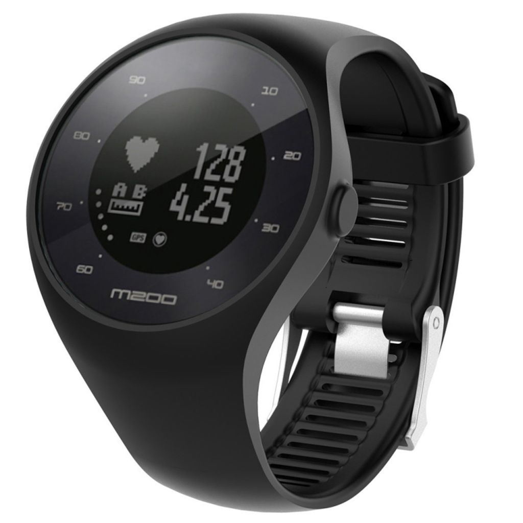 EU Product - M200 Silicone watch strap - Black thumbnail