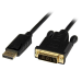 StarTech.com 6 ft DisplayPort to DVI Active Adapter Converter Cable - DP to DVI 1920x1200 - Black