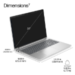 HP E15MYEA laptop AMD Ryzen™ 7 PRO PRO 250 40.6 cm (16") WUXGA 24 GB DDR5-SDRAM 1 TB SSD Windows 11 Pro Silver