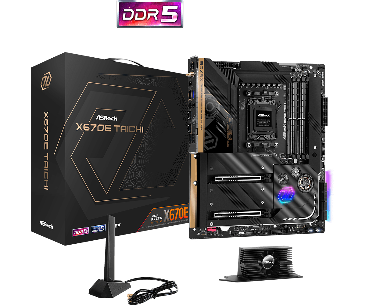Image of Asrock X670E TAICHI AMD X670 Socket AM5 Extended ATX