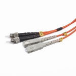 Gembird ST/SC OM2 5m InfiniBand en Glasvezelkabel Zwart, Grijs, Oranje