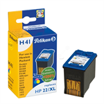 Pelikan 4101648/H41 Printhead cartridge color high-capacity, 3x415 pages 5ml Pack=3 (replaces HP 22XL) for HP DeskJet F 370/4135/3910/OfficeJet 4315/OfficeJet 5610