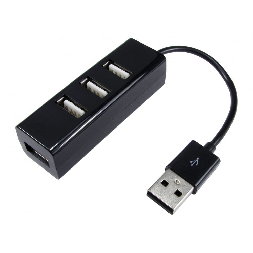 Image of Cables Direct NLUSB2-205K interface hub USB 2.0 480 Mbit/s Black