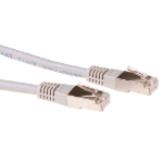 ACT Grijze 25 meter LSZH SFTP CAT6 patchkabel met RJ45 connectoren