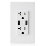 Leviton T5832-W socket-outlet NEMA 5-20R White
