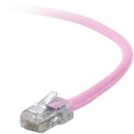 Belkin Cat5e Patch Cable, 15ft, 1 x RJ-45, 1 x RJ-45, Pink networking cable 177.2" (4.5 m)