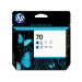 HP Cabezal de impresión DesignJet 70 azul y verde
