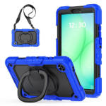 eSTUFF Galaxy Tab A9/A11 MEMPHIS Full Body Defender Case with built-in screen protector. Blue