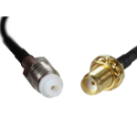 DeLOCK 88586 coaxial cable 0.2 m Black