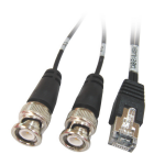 Cisco E1 BNC To RJ45 coaxial cable 3 m Black