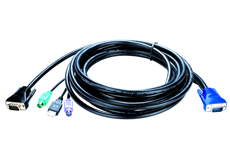 D-Link KVM-403 KVM cable Black 5 m
