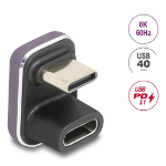 DeLOCK 60737 tussenstuk voor kabels USB Type-C Violet