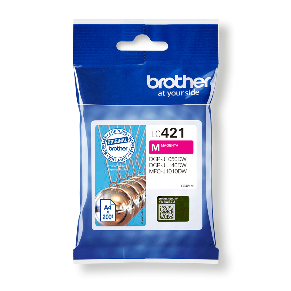 Image of Brother LC-421M Ink cartridge magenta, 200 pages for Brother DCP-J...