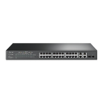 TP-Link Omada SL2428P network switch Managed L2 Fast Ethernet (10/100) Power over Ethernet (PoE) 1U Black