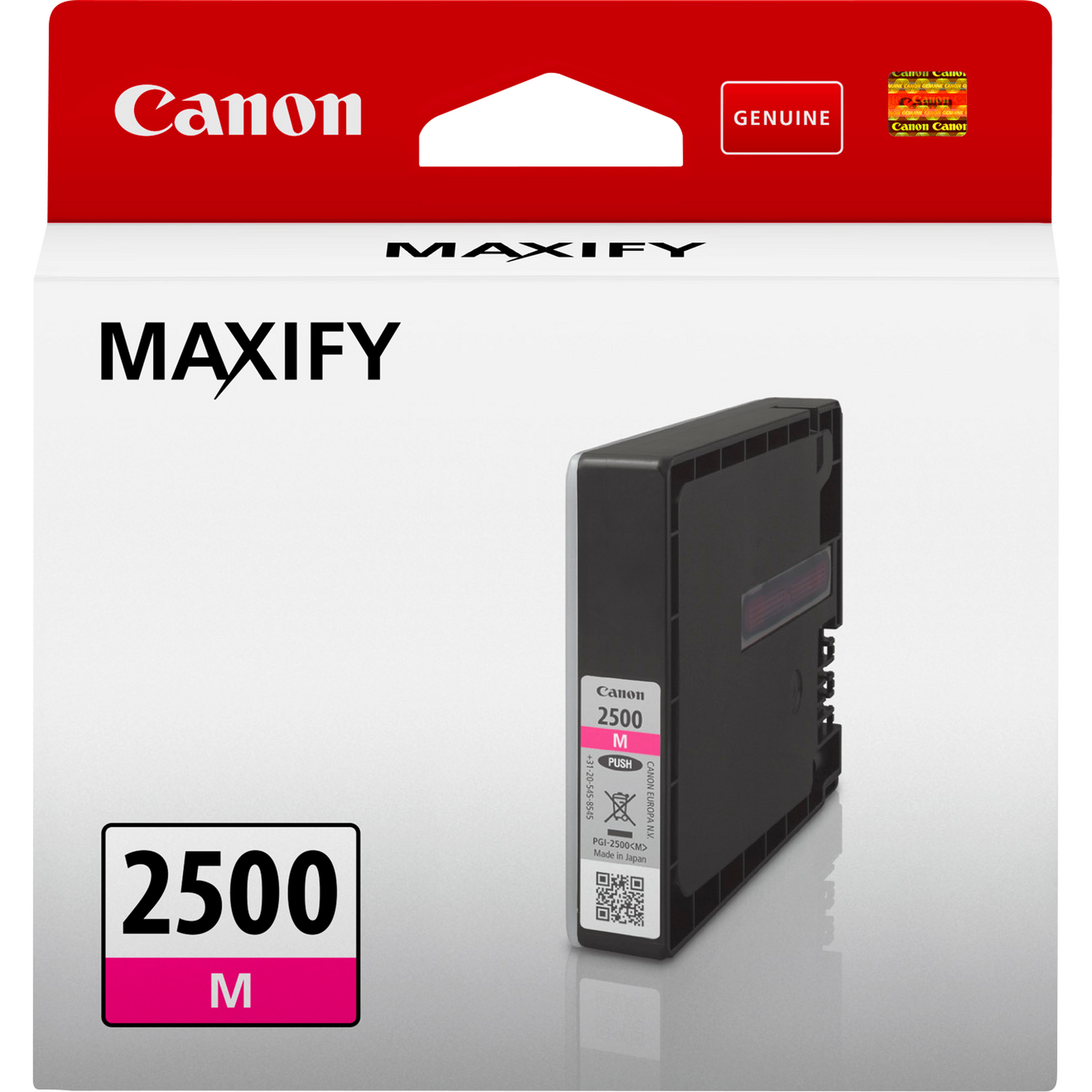 Image of Canon 9302B001/PGI-2500M Ink cartridge magenta, 700 pages 9,6ml...