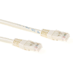 ACT Ivoor 3 meter LSZH U/UTP CAT6A patchkabel met RJ45 connectoren