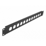 DeLOCK 19″ D-Type Patch Panel 12 Port black