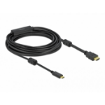 DeLOCK 85973 video kabel adapter 7 m USB Type-C HDMI Zwart