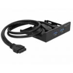 DeLOCK 63994 drive bay panel Zwart