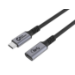 Microconnect USB3.2CC1EX USB cable USB4 Gen 2x2 1 m USB C Black