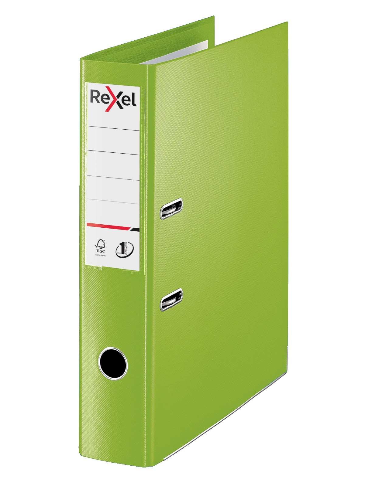 Rexel Choices 75mm Lever Arch File Polypropylene Foolscap Green 2115514