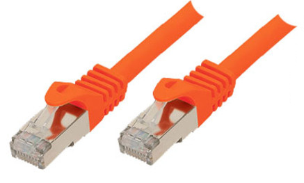 EU Product - RJ45 Patchkabel S/FTP, Cat7 LSZH 3,0m orange thumbnail