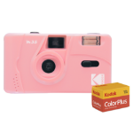 Fujifilm Kodak M35 Film Camera 35mm Reusable with 36 Exposure Film Pack - Candy Pink