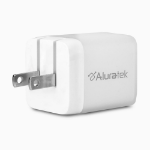 Aluratek AGWC245F mobile device charger Universal White AC Fast charging Indoor