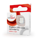 Gembird CC-USB2-AMLM-UCM tussenstuk voor kabels USB 2.0 USB-C Wit