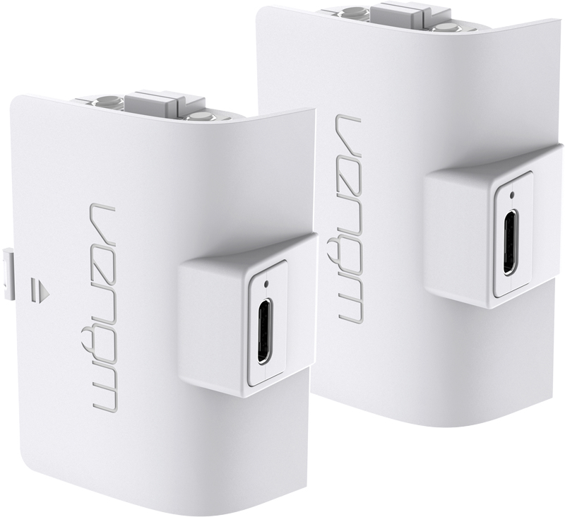 VS2872 VENOM LIMITED Twin Rechargeable Battery Packs White - For Xbox Series X