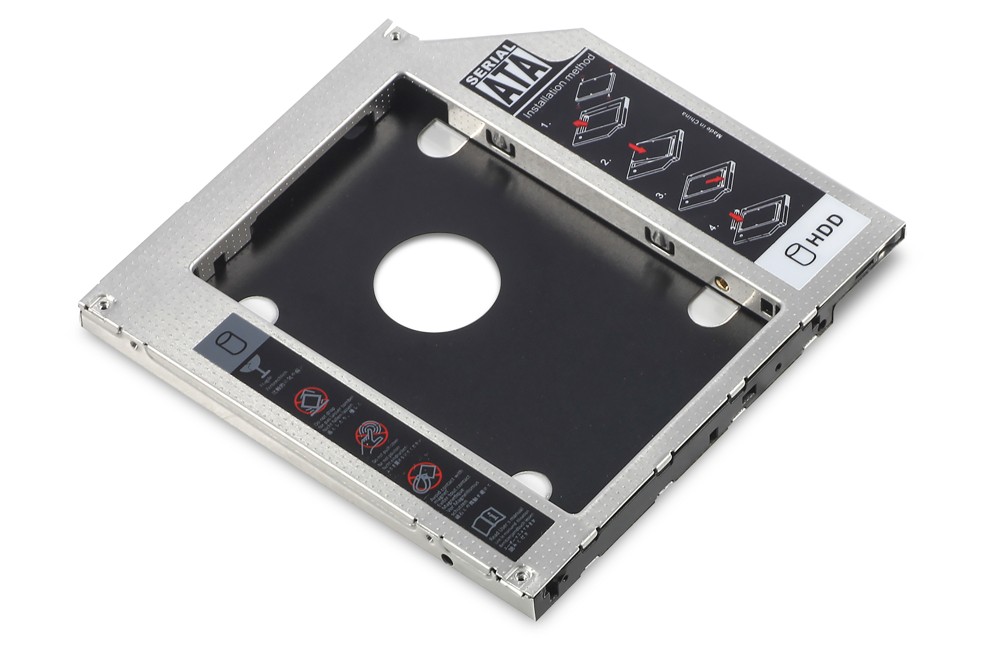 Image of Digitus SSD/HDD Installation Frame for CD/DVD/Blu-ray drive slot,...