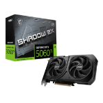 MSI GEFORCE RTX 5060 TI 8G SHADOW 2X OC PLUS graphics card NVIDIA 8 GB GDDR7
