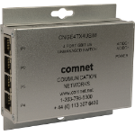 ComNet CNGE4TX4US/M network switch Unmanaged Gigabit Ethernet (10/100/1000) Power over Ethernet (PoE) Desktop/Wall-Mounting Silver
