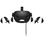 HP Reverb Virtual Reality Headset G2 Op het hoofd gedragen beeldscherm (HMD) 550 g Zwart