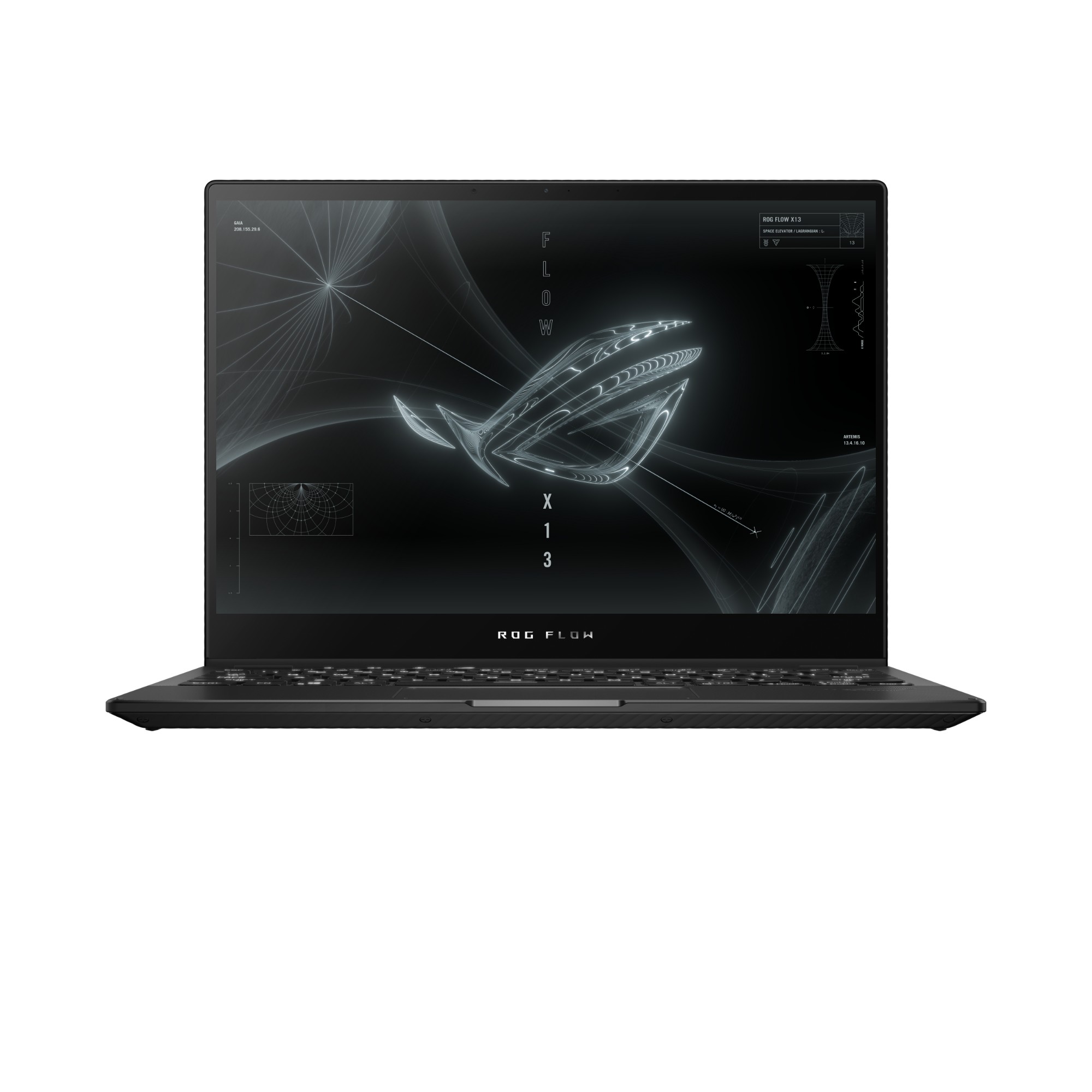 ASUS ROG GV301QEZ-K6082T notebook Hybrid (2-in-1) 34 cm (13.4") Touchscreen WUXGA AMD Ryzen 9 16 GB LPDDR4x-SDRAM 1000 GB SSD NVIDIA GeForce RTX 3050 Ti Wi-Fi 6 (802.11ax) Windows 10 Home Black