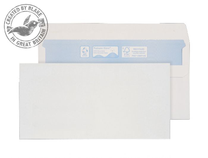 Photos - Envelope / Postcard Blake Purely Environmental Wallet Self Seal White DL 110×220mm 90gsm ( RN1 